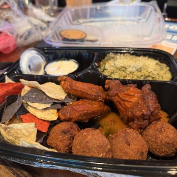 Tipsy Trumpet - Tipsy Taster - wings, chips, spinach dip, gator kickers - Bars Near Me - New Orleans, Louisiana Tipsy Trumpet - Tipsy Taster - wings, chips, spinach dip, gator kickers - Bars Near Me - New Orleans, Louisiana