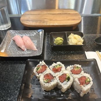 Coach Sushi - Hamachi Nigiri spicy tuna roll at the bar - Sushi Bars Near Me - Oakland, California Coach Sushi - Hamachi Nigiri spicy tuna roll at the bar - Sushi Bars Near Me - Oakland, California