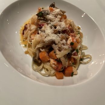 The White Barn Restaurant - Lobster Tagliatelle - New American Near Me - Kennebunk Beach, Maine The White Barn Restaurant - Lobster Tagliatelle - New American Near Me - Kennebunk Beach, Maine