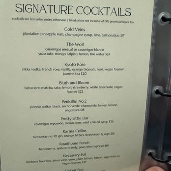 Karma Lounge - Cocktails list 1/4/25 - Lounges Near Me - Vancouver, British Columbia Karma Lounge - Cocktails list 1/4/25 - Lounges Near Me - Vancouver, British Columbia
