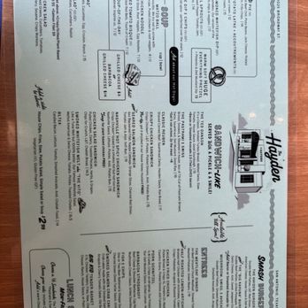 The Hayden - Menu - Diners Near Me - San Antonio, Texas The Hayden - Menu - Diners Near Me - San Antonio, Texas