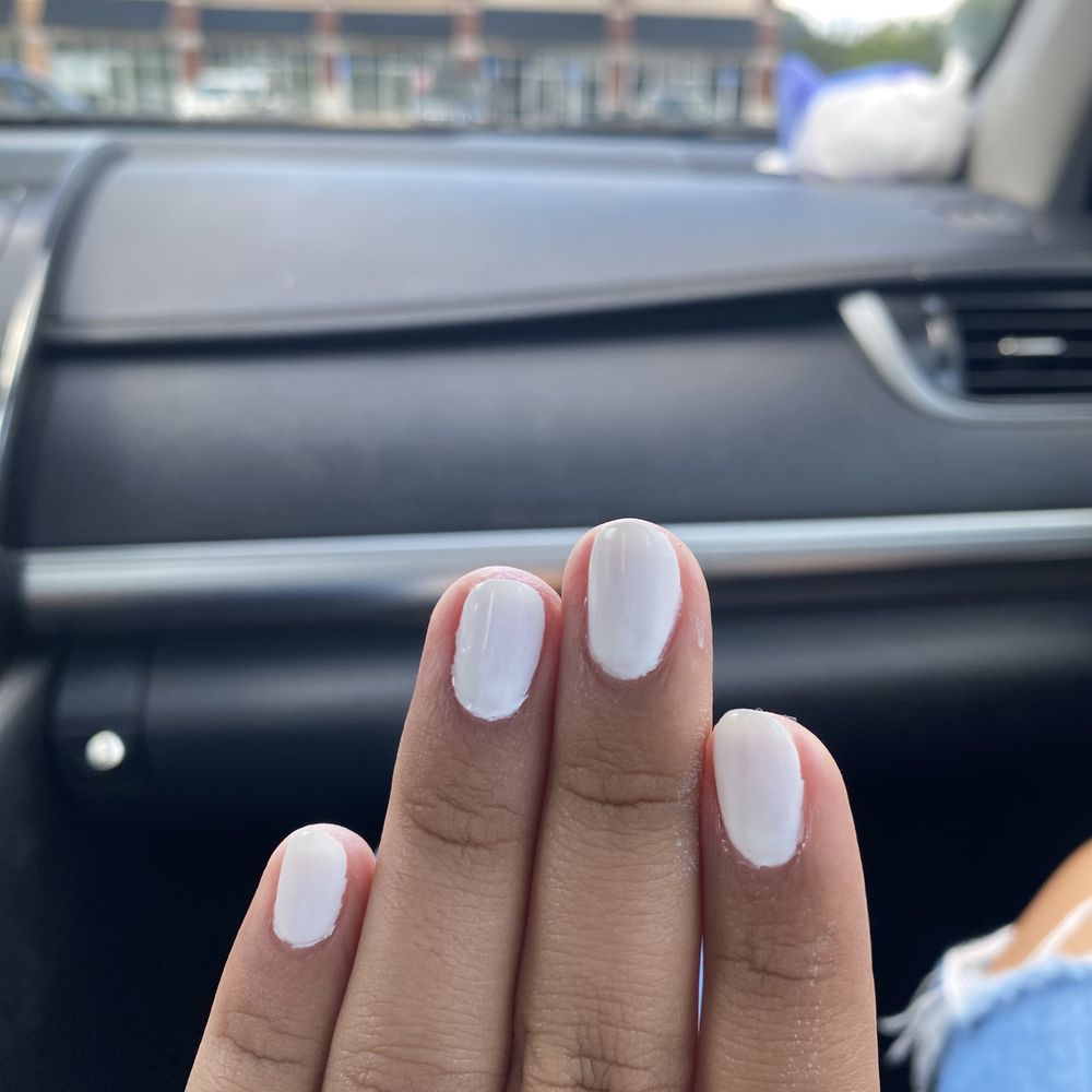 Lush Nail Bar - You can see that he also left nail polish on my hand and didn't clean it up - Nail Salons Near Me - Fayetteville, Georgia Lush Nail Bar - You can see that he also left nail polish on my hand and didn't clean it up - Nail Salons Near Me - Fayetteville, Georgia