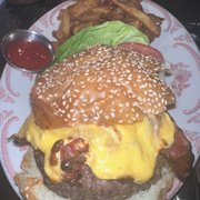 Photo of Little Owl - New York, NY, United States. 8 oz. Bacon Cheeseburger & Fries*