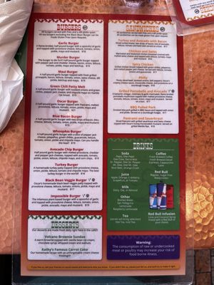 Menu photo 7 Oscar's Cafe Springdale, UT