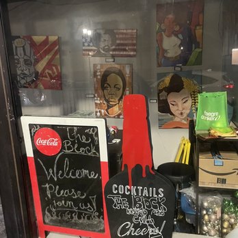 The Block Bistro And Grill - Window of restaurant - American Near Me - Indianapolis, Indiana