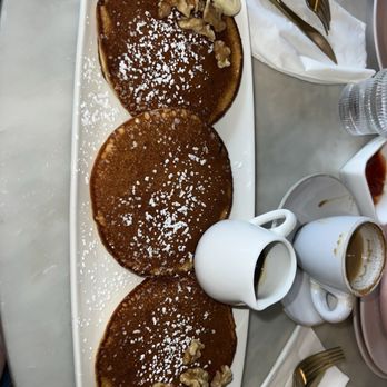 Pink Pistachio Cafe - BANANA WALNUT PANCAKES - Coffee & Tea Near Me - Somerset, New Jersey