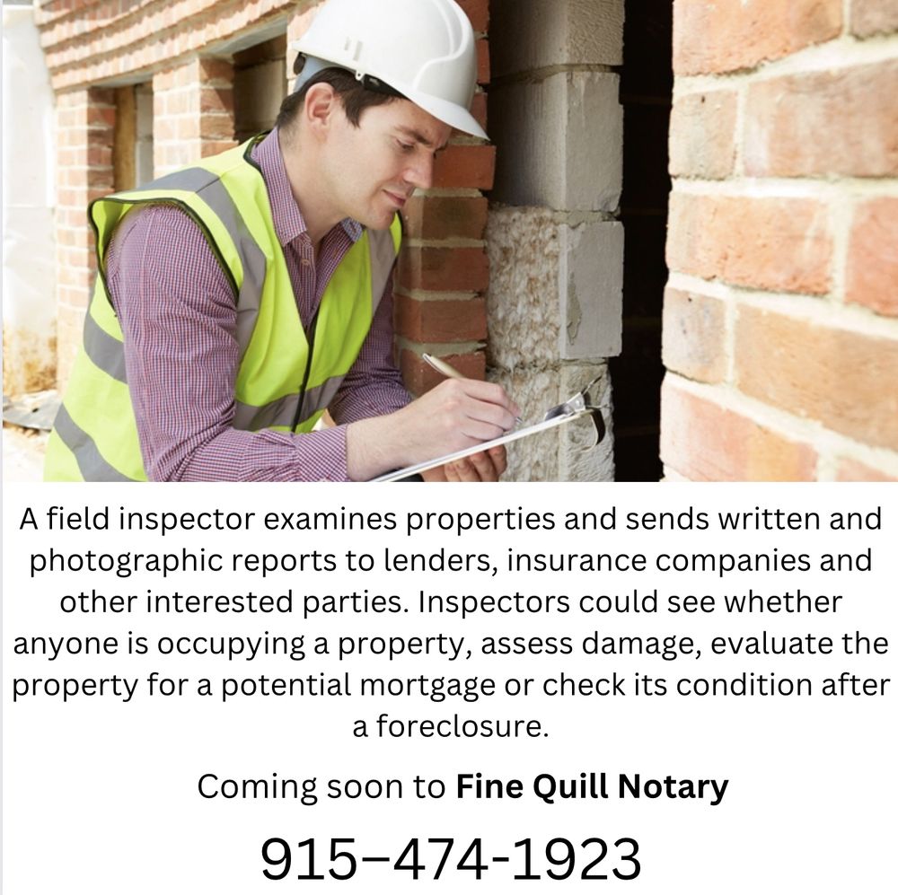 FINE QUILL NOTARY 13 Photos El Paso, Texas Notaries Phone