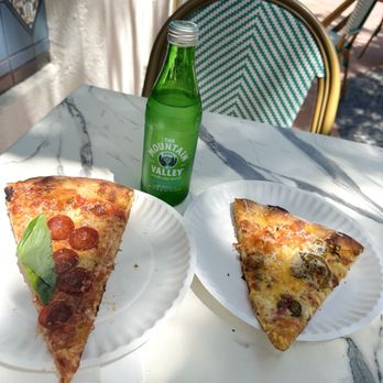 Milio’s Pizza - Pepperoni & The Milio pizza slices - Pizza Near Me - Santa Barbara, California Milio’s Pizza - Pepperoni & The Milio pizza slices - Pizza Near Me - Santa Barbara, California
