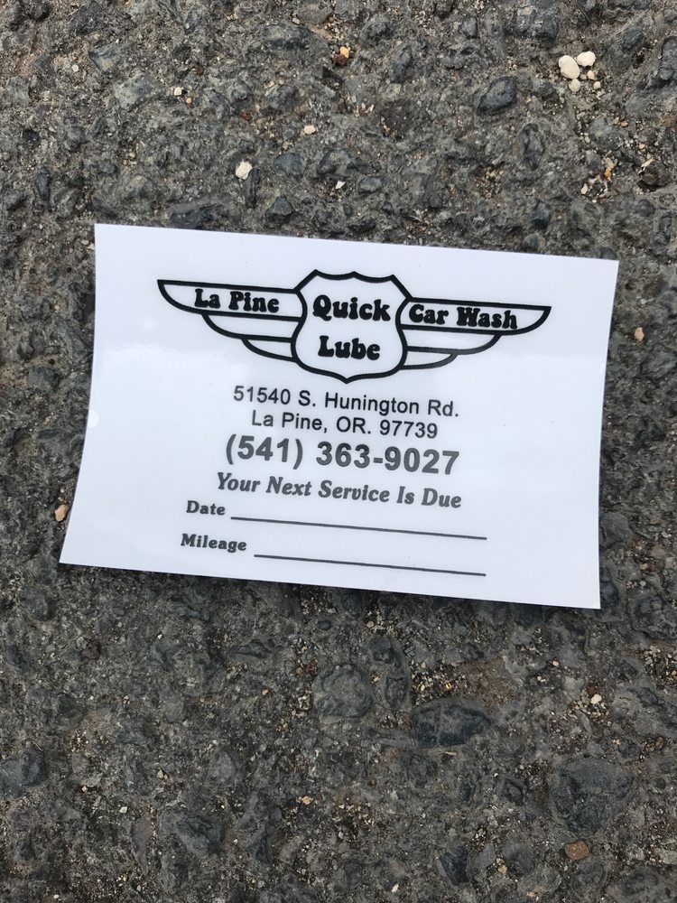 LA PINE QUICK LUBE & CAR WASH Updated May 2024 51540 Hunington Rd