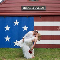 The Beach Farm - Honored to have hosted this wonderful wedding!  Photo credit Cathy Case Photography