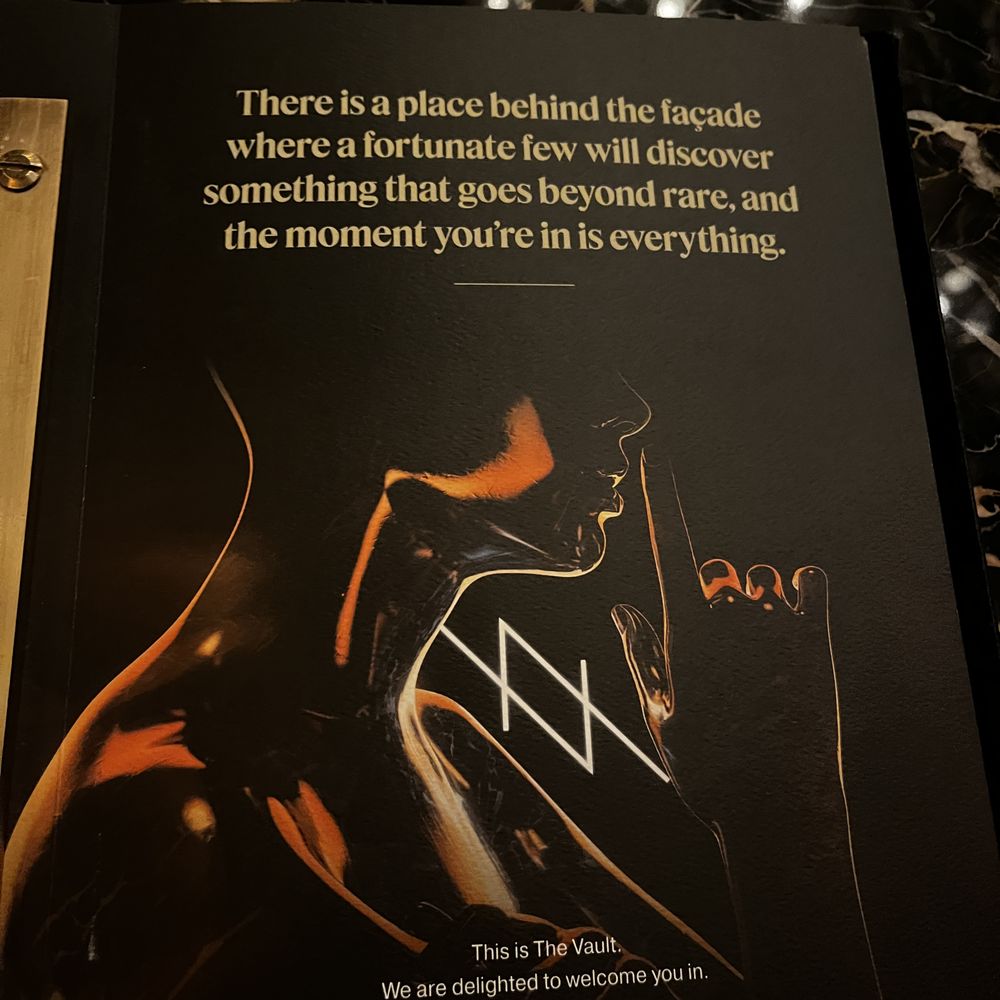 The Vault - Part of the menu - Speakeasies Near Me - Las Vegas, Nevada The Vault - Part of the menu - Speakeasies Near Me - Las Vegas, Nevada