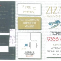 Zizani Pizza & Pasta - Contact details, menu