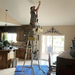 Haupt Electrical - Updating Lighting fixtures out in Mapleton UT