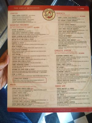 Menu photo 2 Frank's Diner Spokane, WA Menu photo 2 Frank's Diner Spokane, WA