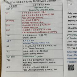 Triple Crane Retreat Center - 2024 Events Calendar