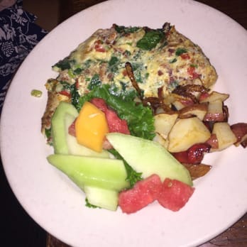 Hunter Steakhouse - Crab and spinach omelette. - Steakhouses Near Me - Oceanside, California