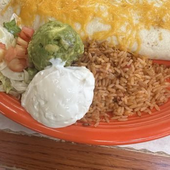 Shredded beef burrito