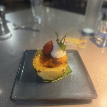 Tommy Bahama Restaurant & Bar - Pineapple Cream Brulee. Yummmmm - New American Near Me - Honolulu, Hawaii