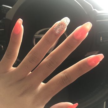 Myland Nails & Spa - Coral Reef & Silver by Tea - Waxing Near Me - Davis, California