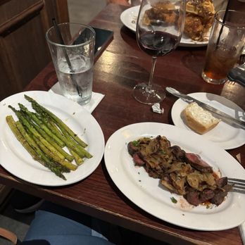 Patio 44 - Biloxi - BUTCHER CUT Angus beef with asparagus - Steakhouses Near Me - Biloxi, Mississippi