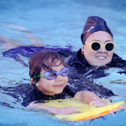 Hall Swim Academy - Anna loves working with her swimmers in the pool
