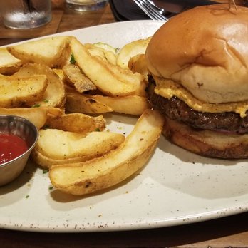 Ashling Kitchen and Bar - High end Chesapeake burger? Big ol fries and a shot of ketchup. Bland, bland, bland.. ketchup had the most flavor out of everything. - New American Near Me - Crofton, Maryland Ashling Kitchen and Bar - High end Chesapeake burger? Big ol fries and a shot of ketchup. Bland, bland, bland.. ketchup had the most flavor out of everything. - New American Near Me - Crofton, Maryland
