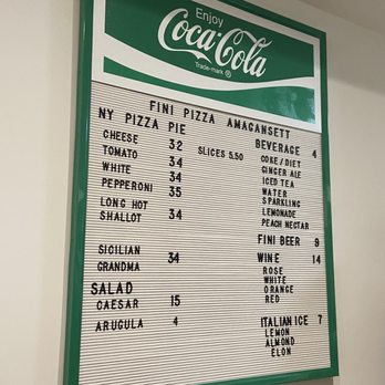 Fini Pizza - Menu July '23 - Pizza Near Me - Amagansett, New York Fini Pizza - Menu July '23 - Pizza Near Me - Amagansett, New York