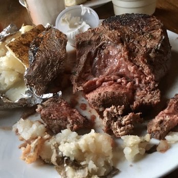 Cowboy Dinner Tree - My steak was inedible, marbled with sinew. Excuse the two mouthfuls I had to spit out because I was unable to chew down on them. - American Near Me - Silver Lake, Oregon Cowboy Dinner Tree - My steak was inedible, marbled with sinew. Excuse the two mouthfuls I had to spit out because I was unable to chew down on them. - American Near Me - Silver Lake, Oregon