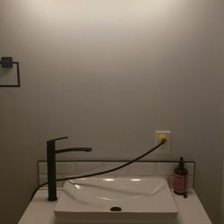 Modern Innovations - Off centered light fixture.