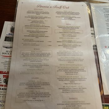 Annie's Ruff Cut - Menu - American Near Me - Cochecton, New York