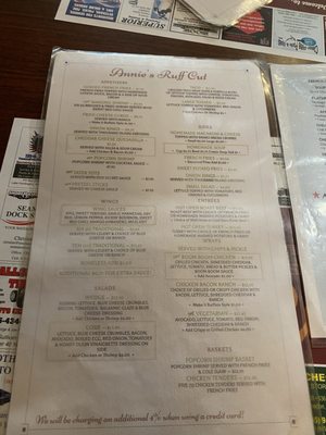Menu photo 1 Annie's Ruff Cut Cochecton, NY