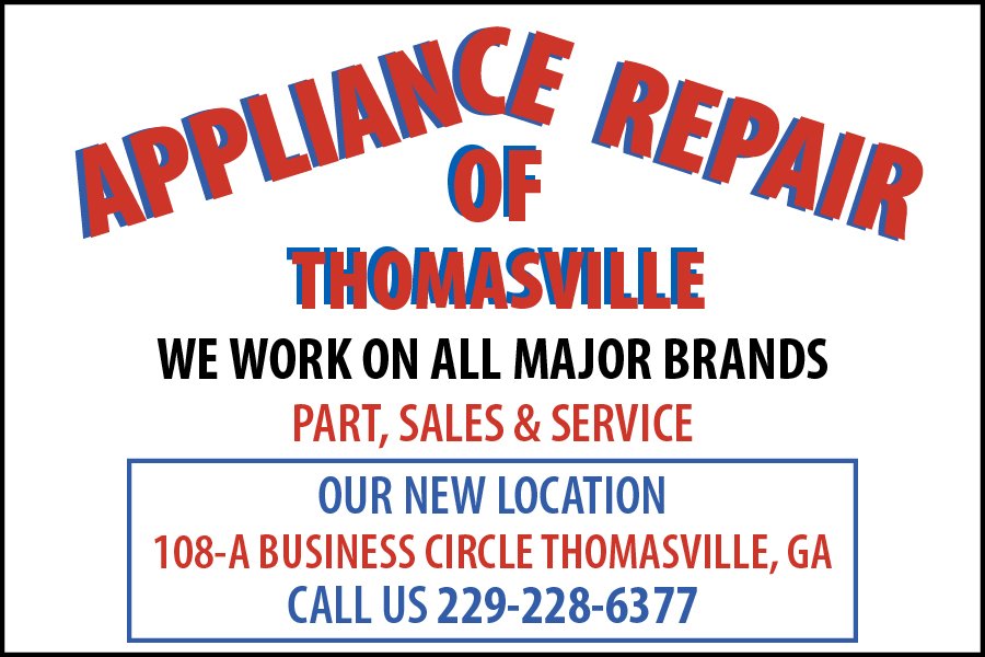 APPLIANCE REPAIR OF THOMASVILLE Updated August 2024 108A Business