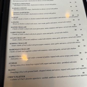 Kabul Afghan Cuisine - Menu - Afghan Near Me - Sunnyvale, California Kabul Afghan Cuisine - Menu - Afghan Near Me - Sunnyvale, California