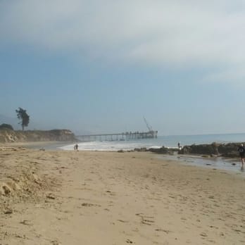 Carpinteria State Beach - Chevron Pier - Beaches Near Me - Carpinteria, California