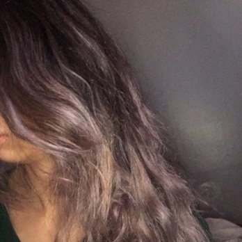 More Purple Grey Hair After The Toner After Washing It Yelp