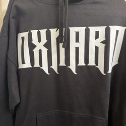 Blue Zone - Front of the hoodie that Wendy had made for me at the store in minutes