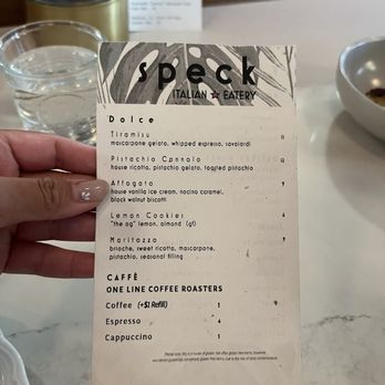 Speck Italian Eatery - Menu - Italian Near Me - Columbus, Ohio