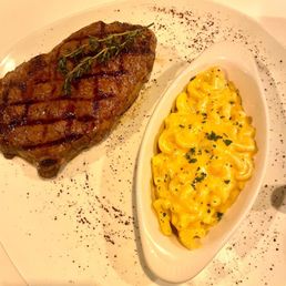Ribeye and Mac &Cheese