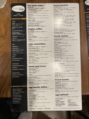 Menu photo 8 Brunch Cafe-Niles Niles, IL