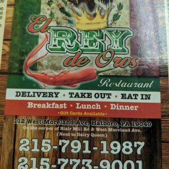El Rey de Oros - The King of Diamonds - Salvadoran Near Me - Hatboro, Pennsylvania El Rey de Oros - The King of Diamonds - Salvadoran Near Me - Hatboro, Pennsylvania