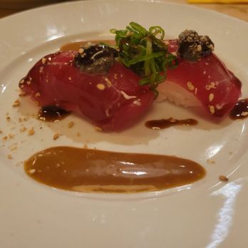 Nagomi - Some sort of tuna. I didn't care too much for that sauce but everyone else did. - Japanese Near Me - New Orleans, Louisiana