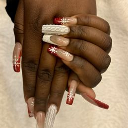 These are the photos of me and my daughter's nails by Danny! Love it! These are the photos of me and my daughter's nails by Danny! Love it!