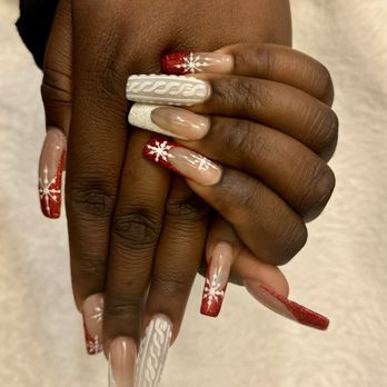 Diamond Nails and Spa - These are the photos of me and my daughter's nails by Danny! Love it! - Nail Salons Near Me - Saint Charles, Maryland Diamond Nails and Spa - These are the photos of me and my daughter's nails by Danny! Love it! - Nail Salons Near Me - Saint Charles, Maryland