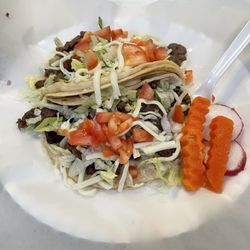 El Rodeo - Two ground beef tacos