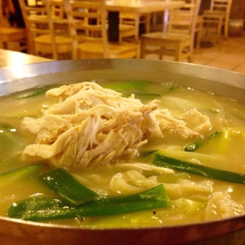 Olympic Noodle - Sliced noodle soup w/ chicken - Korean Near Me - Los Angeles, California Olympic Noodle - Sliced noodle soup w/ chicken - Korean Near Me - Los Angeles, California