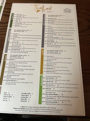 Menu photo 3 Thai Basil Madera, CA