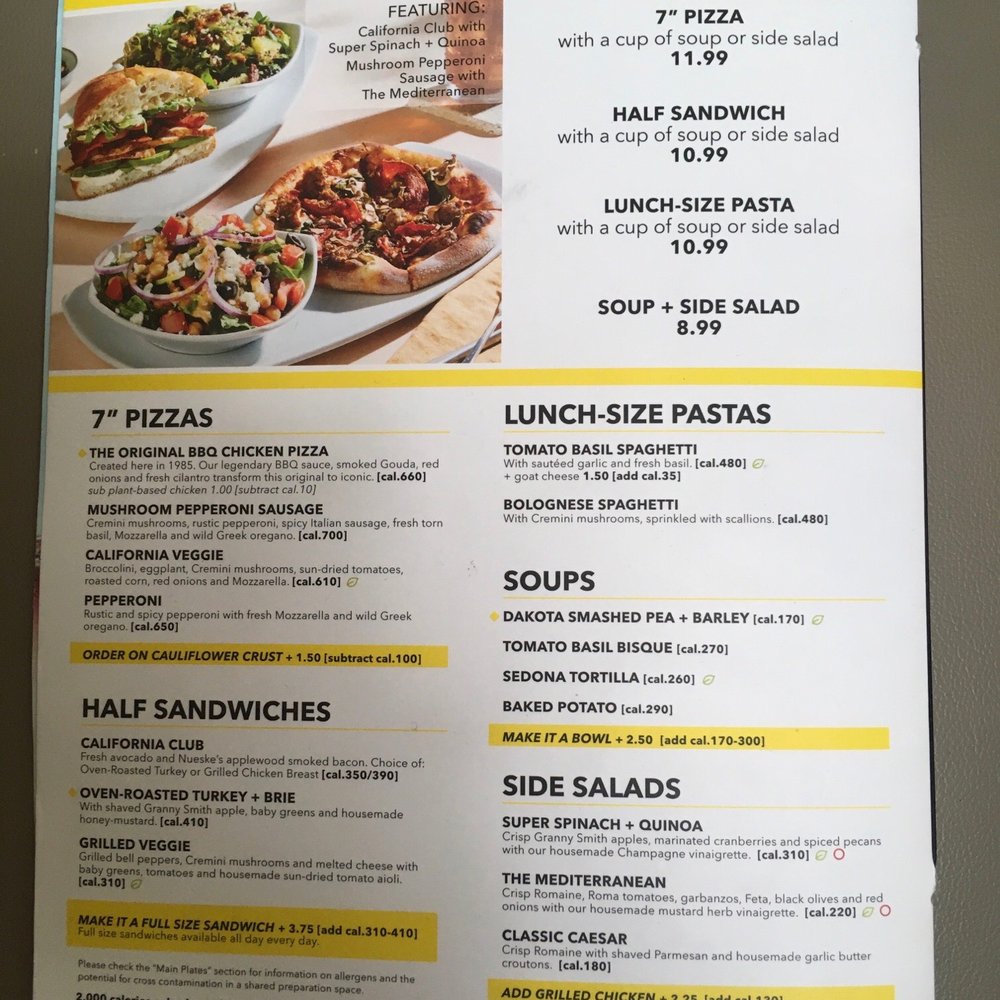 California Pizza Kitchen - Menu - Pizza Near Me - Atlanta, Georgia California Pizza Kitchen - Menu - Pizza Near Me - Atlanta, Georgia