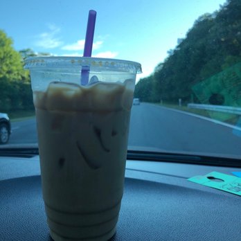 Andyman Dessert & Baking Co - a cold beverage in a plastic cup - Bakeries Near Me - Amesbury, Massachusetts