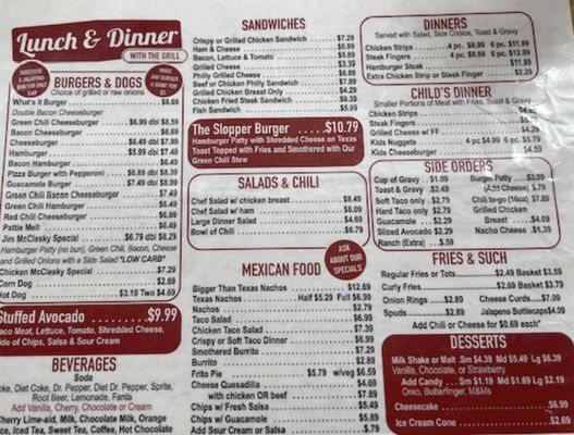 Menu photo 4 The Grill Dalhart, TX Menu photo 4 The Grill Dalhart, TX