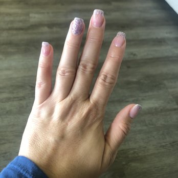 iEnvy Nail Bar - Nails with glitter ombré polish design - Nail Salons Near Me - Mobile, Alabama iEnvy Nail Bar - Nails with glitter ombré polish design - Nail Salons Near Me - Mobile, Alabama